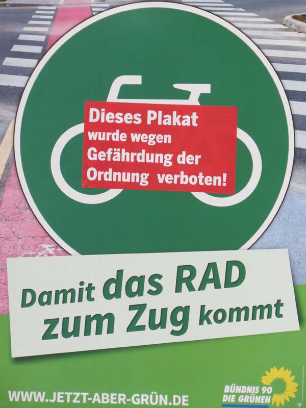 Grüne - Damit das Rad zum Zug kommt