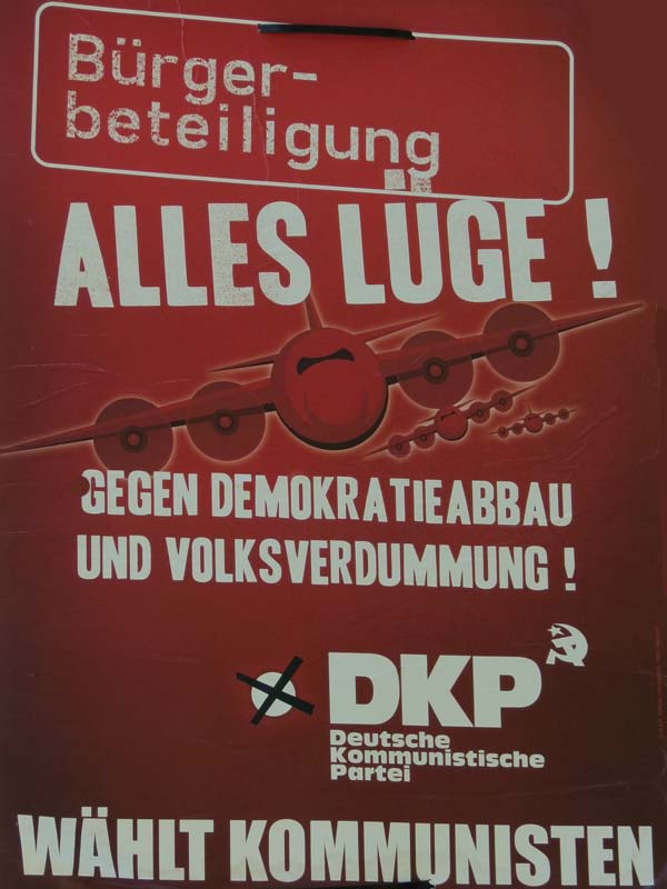 DKP - Gegen Demokratieabbau und Volksverdummung!