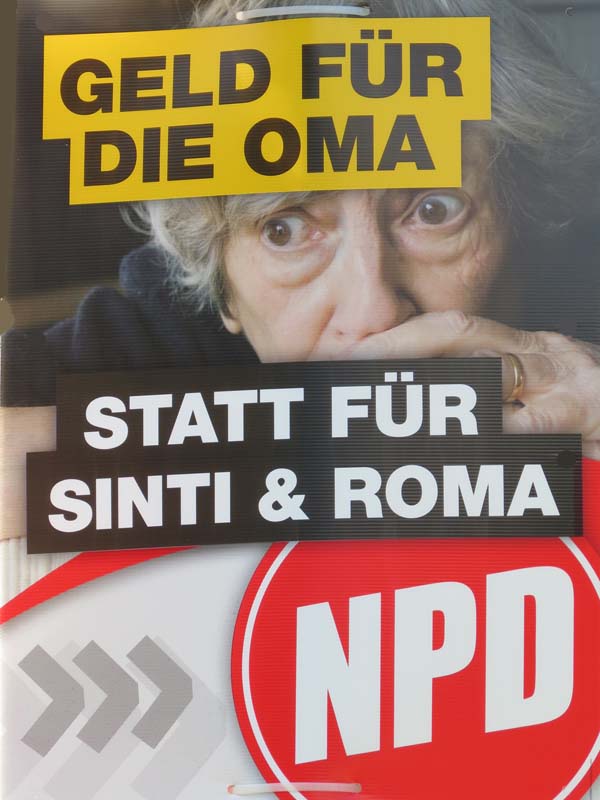 NPD - Geld für die Oma statt für Sinti & Roma