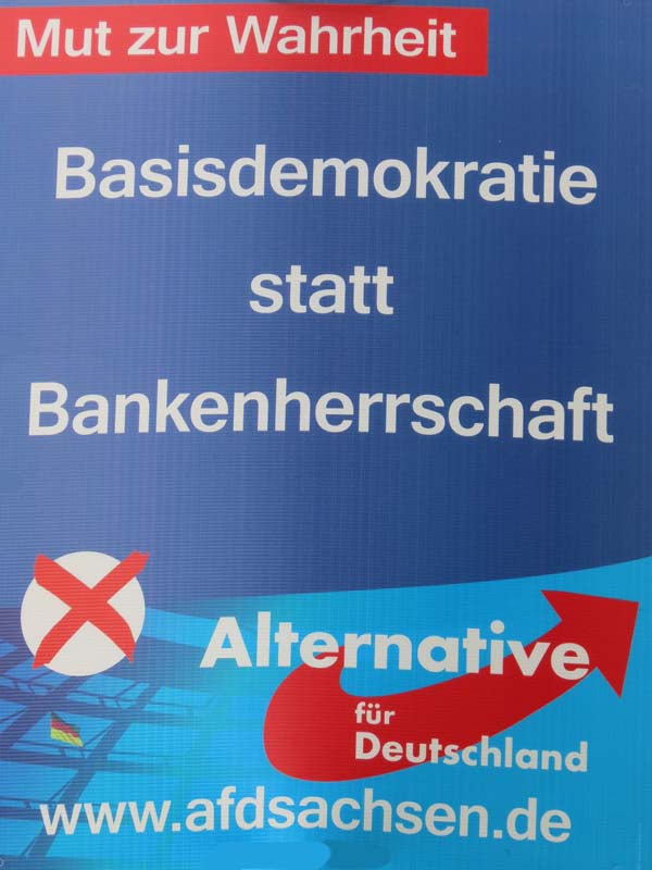 AfD - Basisdemokratie statt Bankenherrschaft