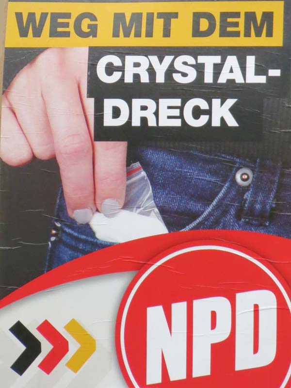 NPD - Weg mit dem Crystal-Dreck