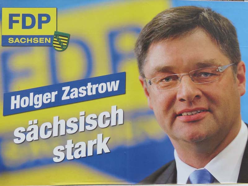 FDP - Holger Zastrow sächsisch stark