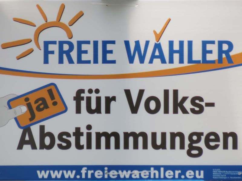 Freie Wähler - für Volksabstimmungen