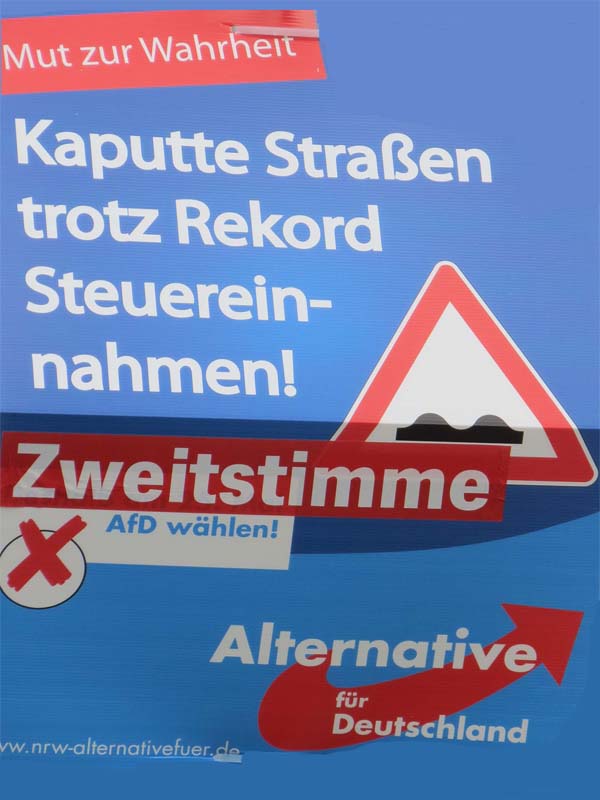 AfD - Kaputte Straßen trotz Rekordsteuereinnahmen!