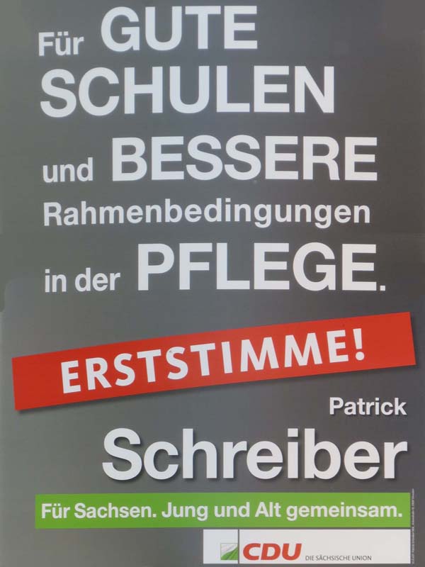 CDU - Für gute Schulen und bessere Rahmenbedingungen