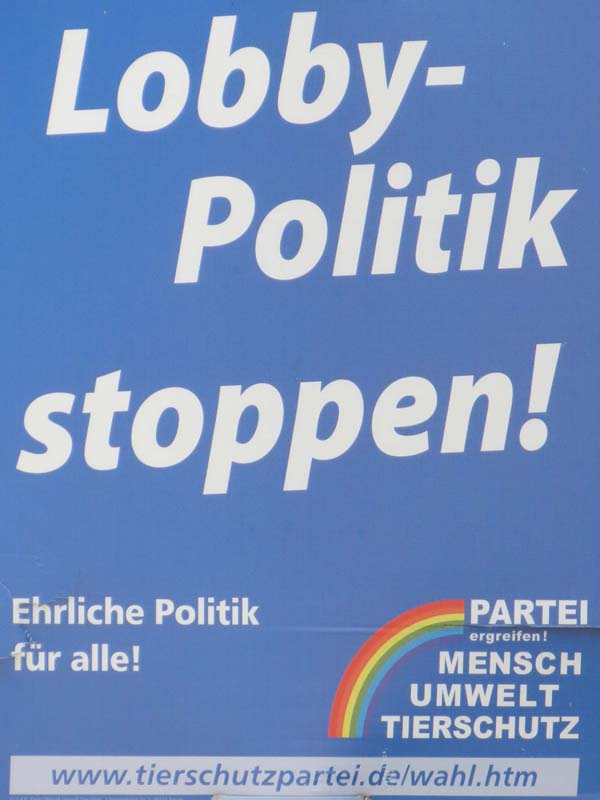 MUT - Lobbypolitik stoppen!
