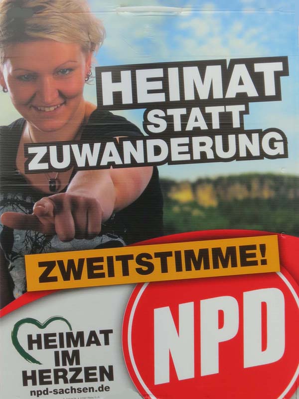 NPD - Heimat statt Zuwanderung