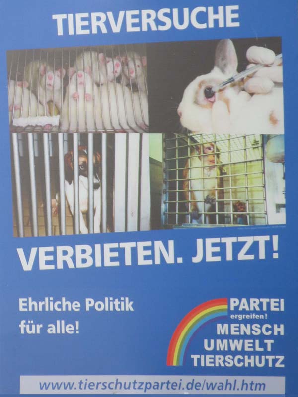MUT - Tierversuche verbieten. Jetzt!