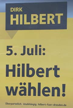 5. Juli: Hilbert wählen!