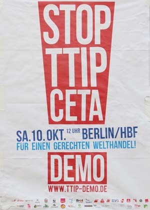 Aufruf zur Demonstration am 10.10.2015