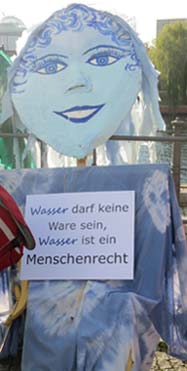 Wasser darf keine Ware sein, Wasser ist ein Menschenrecht