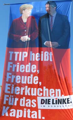 TTIP heißt Friede, Freude, Eierkuchen. Für das Kapital.