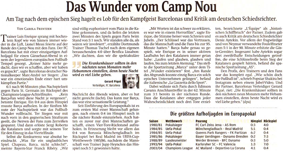 Artikel in der ´Sächsischen Zeitung´ vom 10.3.2017