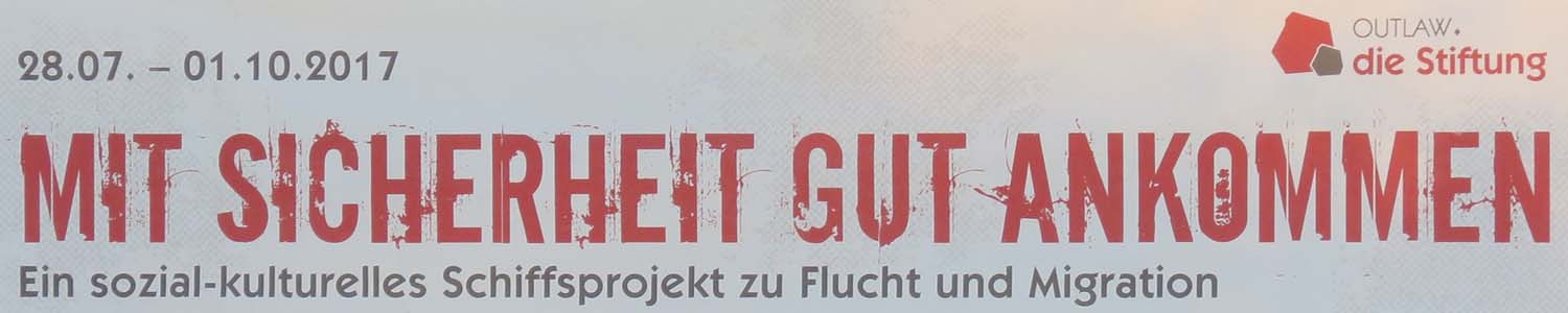 Plakat ´Mit Sicherheit gut ankommen´