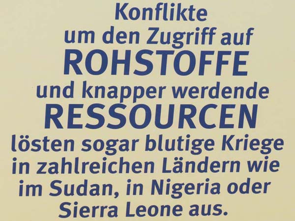 Konflikte um den Zugriff auf Rohstoffe ...