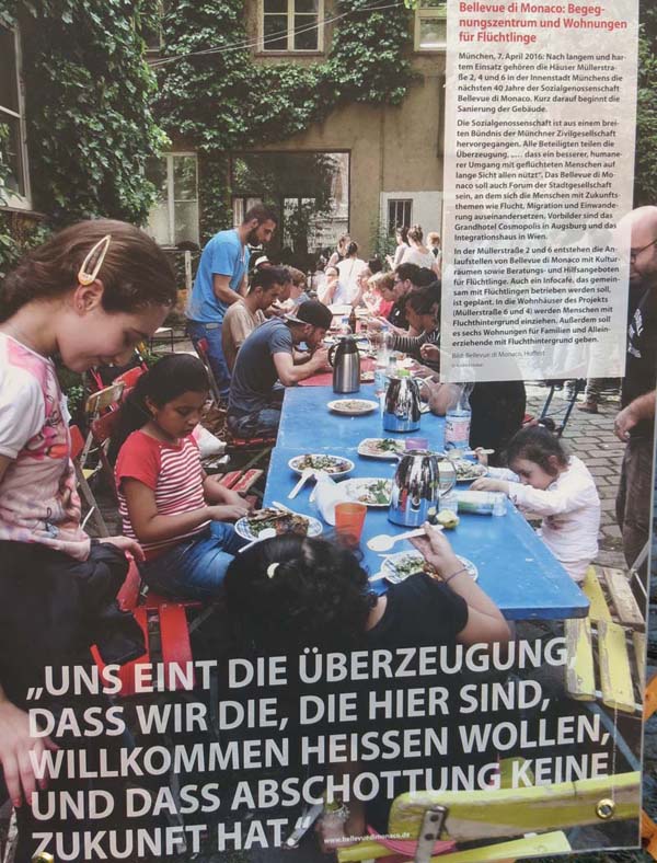 Uns eint die Überzeugung, dass wir die, die hier sind, willkommen heißen wollen ...