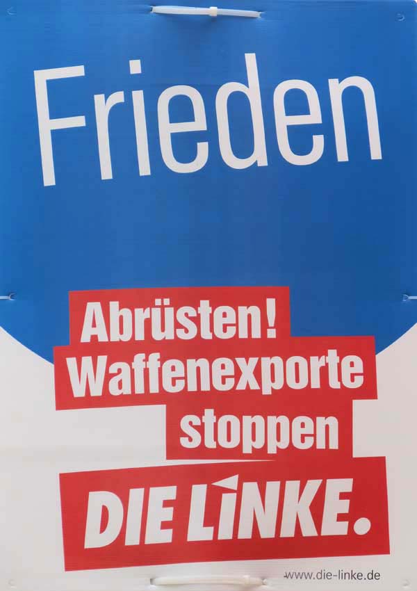 Linke - Frieden Abrüsten! Waffenexporte stoppen