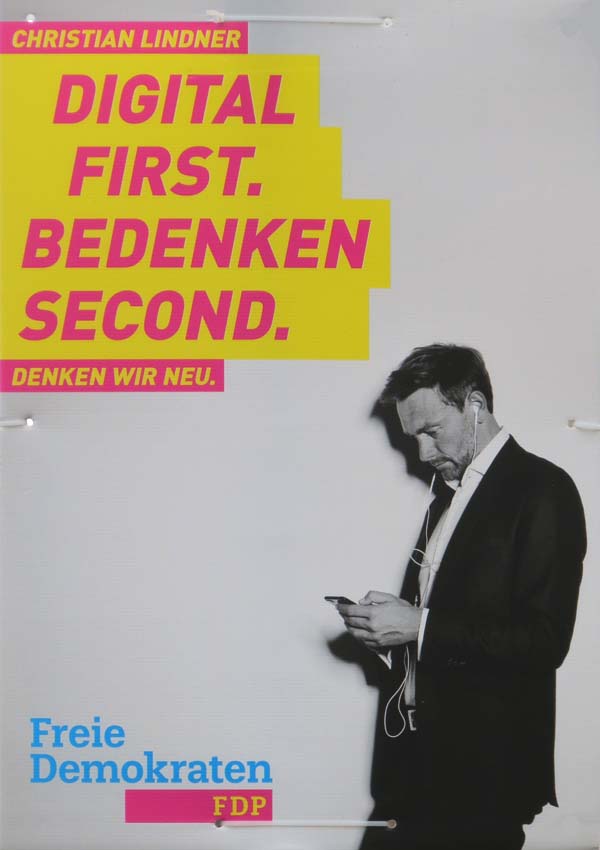 FDP - Digital first. Bedenken second.