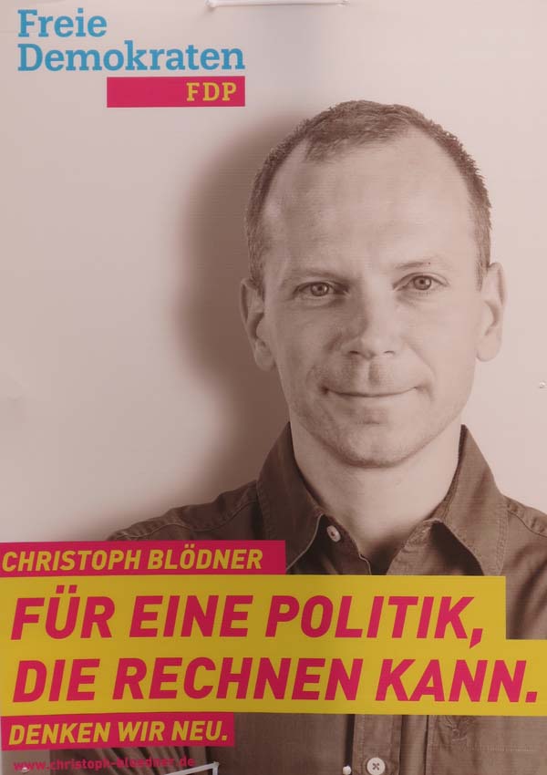 FDP - Für eine Politik, die rechnen kann.