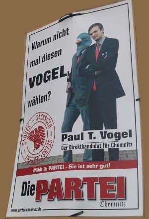 Die Partei - Warum nicht mal diesen Vogel wählen?