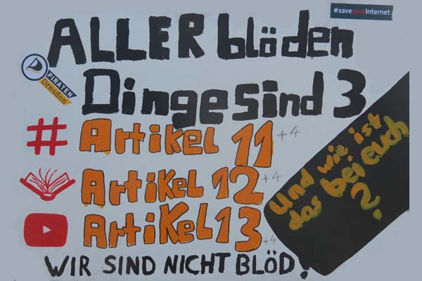 Aller blöden Dinge sind 3: Artikel 11, Artikel 12, Artikel 13