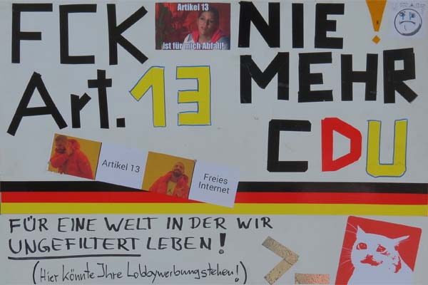 FCK Art. 13 - Nie mehr CDU