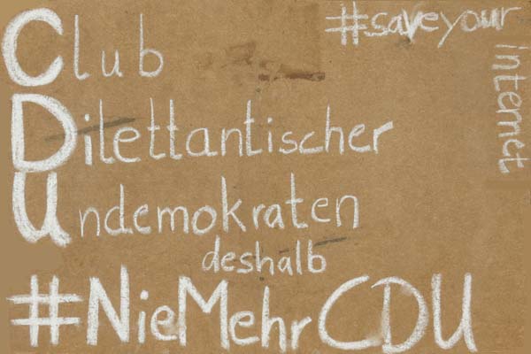 Club Dilettantischer Undemokraten - deshalb NieMehrCDU