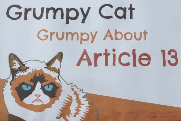 Grumpy Cat - Grumpy about Article 13