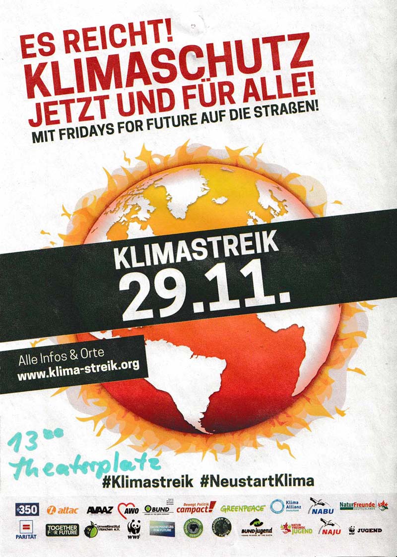 Klimastreik am 29. November 2019, Seite 1