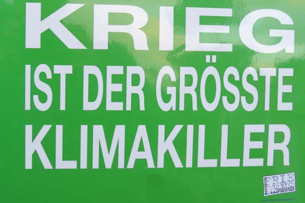 Krieg ist der größte Klimakiller