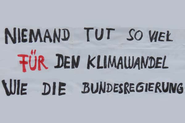 Niemand tut so viel für den Klimawandel wie die Bundesregierung