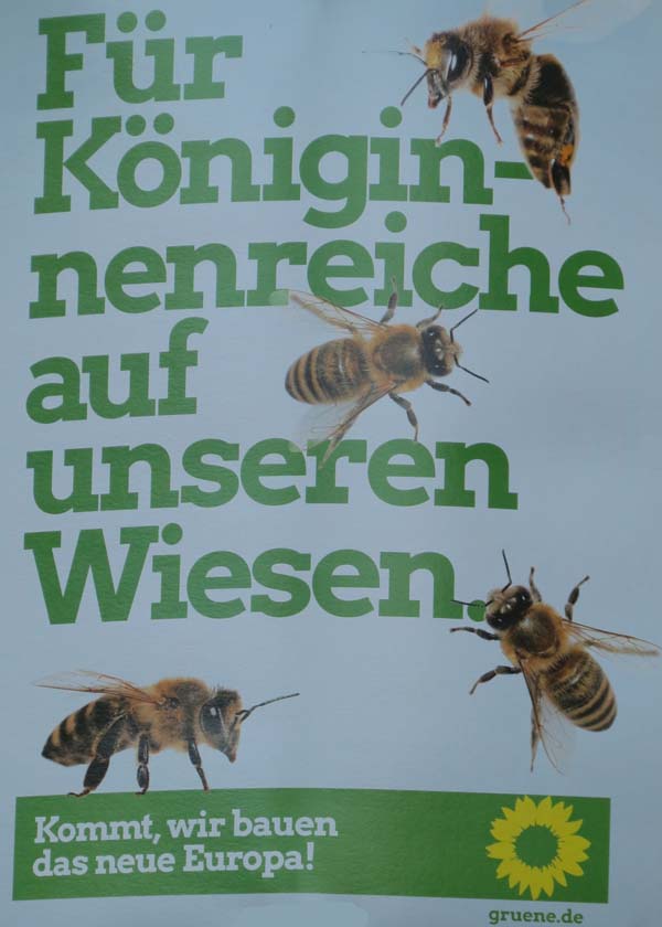 Grüne - Für Königinnenreiche auf unseren Wiesen.