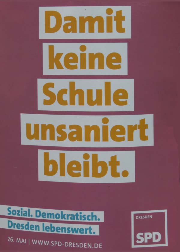 SPD - Damit keine Schule unsaniert bleibt.