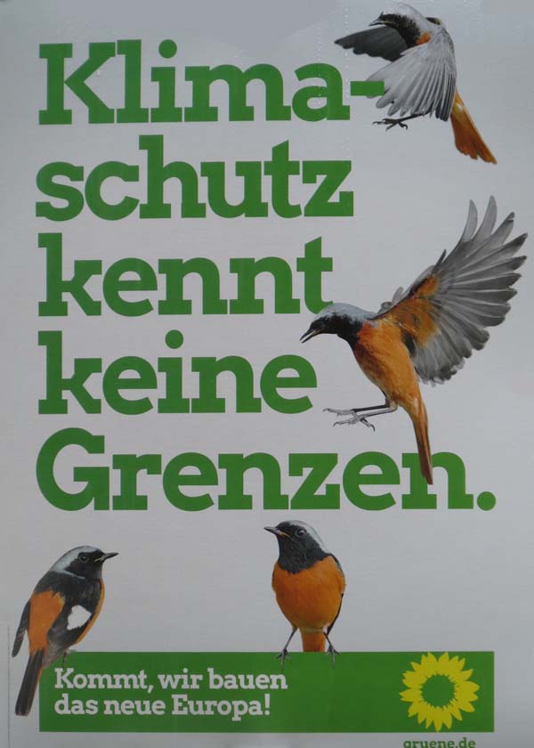 Grüne - Klimaschutz kennt keine Grenzen.