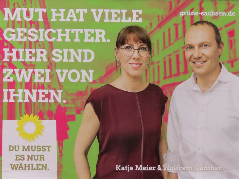 Grüne - Mut hat viele Gesichter. Hier sind zwei ihnen.