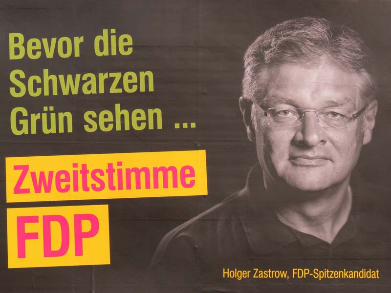 FDP - Bevor die Schwarzen Grün sehen ...