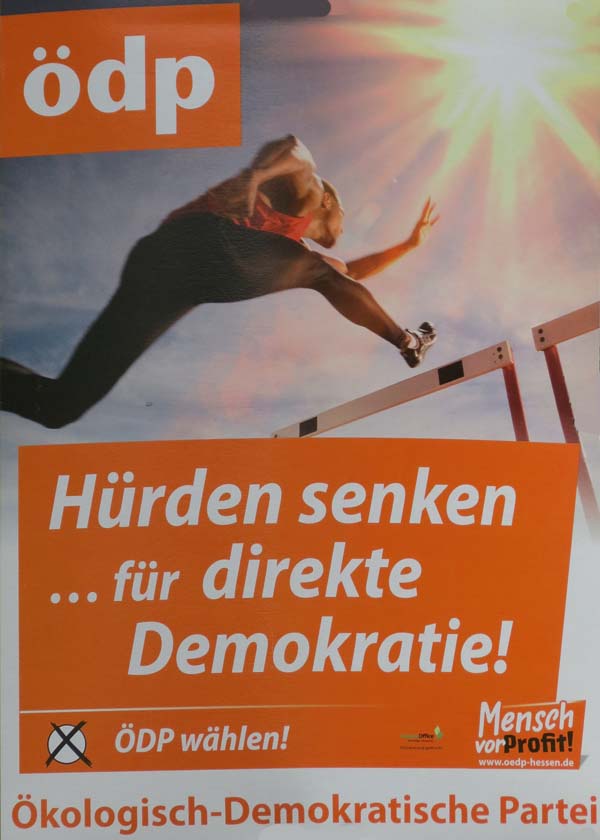 ÖDP - Hürden senken ... für direkte Demokratie!