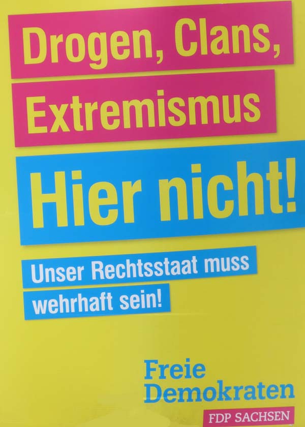 FDP - Drogen, Chaos, Extremismus - Hier nicht!