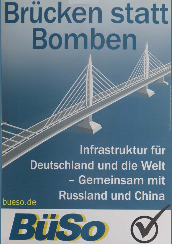 BüSo - Brücken statt Bomben