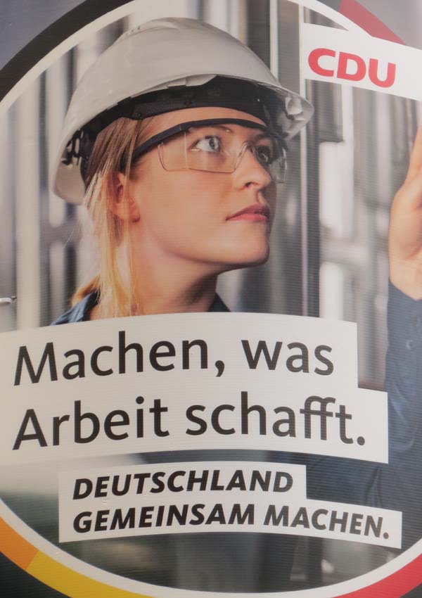 CDU - Machen, was Arbeit schafft