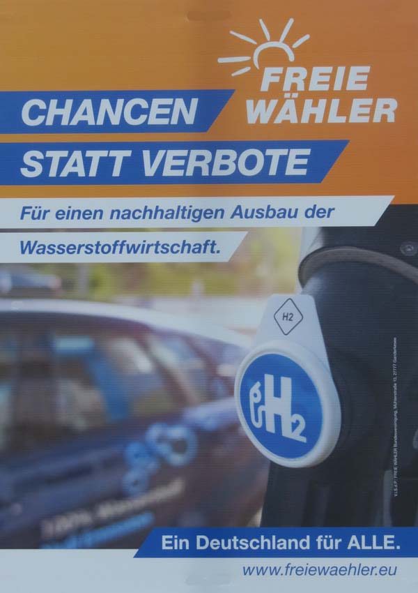 Freie Wähler - Chancen statt Verbote