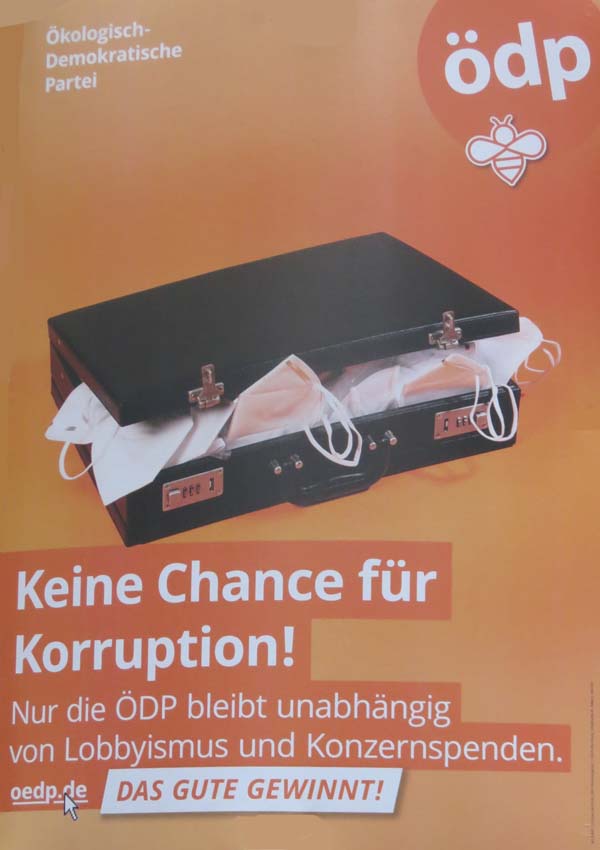 ÖDP - Keine Chance für Korruption!