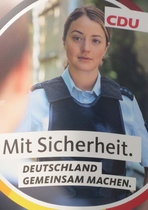 CDU - Mit Sicherheit.