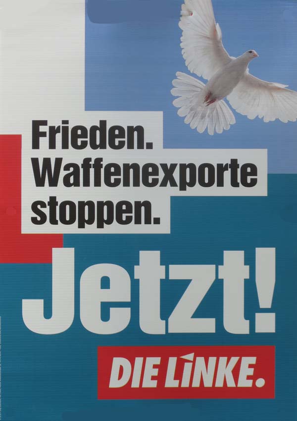 Die Linken - Frieden. Waffenexporte stoppen.