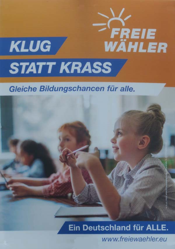 Freie Wähler - Klug statt krass