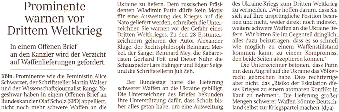 ´Sächsische Zeitung´ vom 30. April 2022, Seite 4