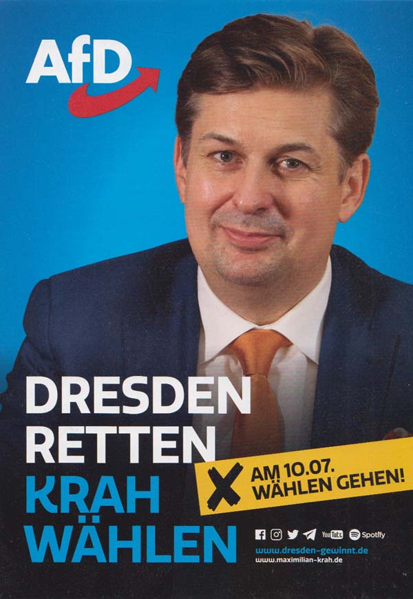 Dresden retten Krah wählen!