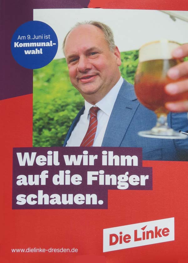 Linke: Weil wir ihm auf die Finger schauen.