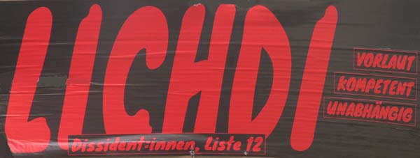 Liste 12: vorlaut, kompetent, unabhängig