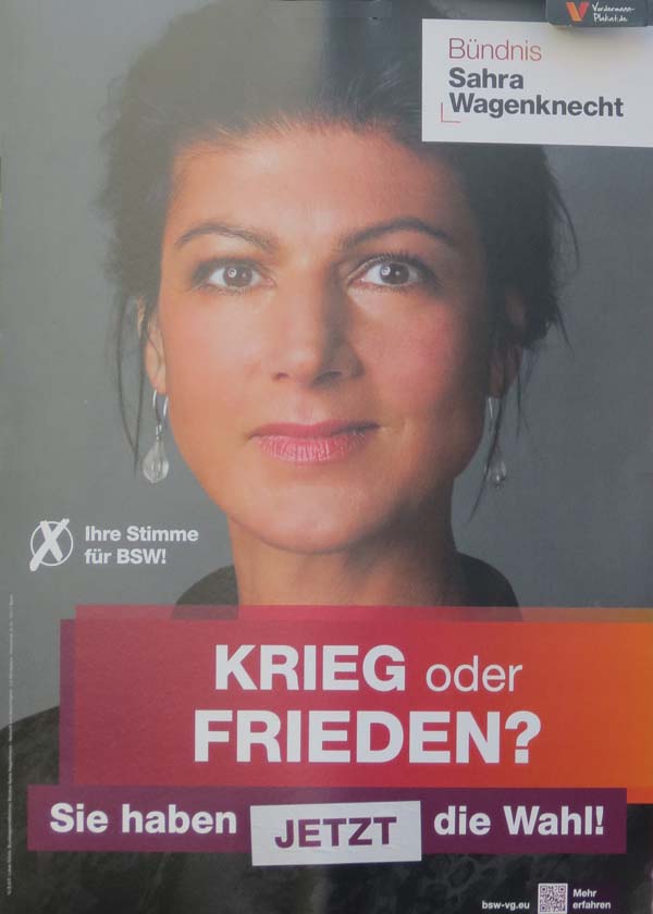BSW: Krieg oder Frieden?